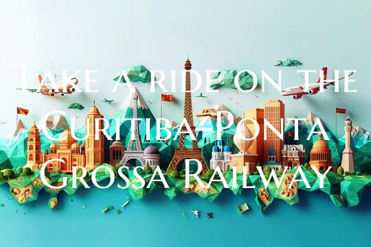 Take a ride on the Curitiba-Ponta Grossa Railway